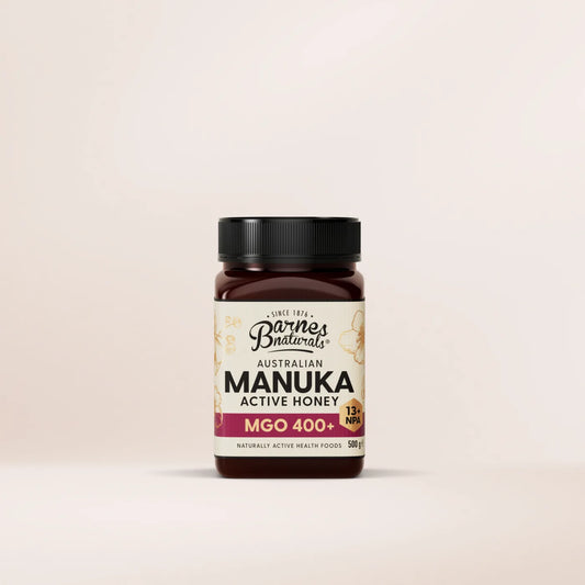 MGO 400+ Australian Made Manuka Honey jar